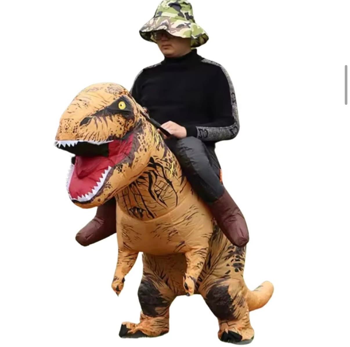 Dinozaurs ar saimnieku (1)